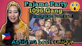 1096 Gang - PAJAMA PARTY (Cypher1) REACTION VIDEO/PAMPARAMPAMPAM /FILIPINO RAPPER