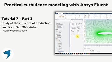 Turbulence modeling with Ansys Fluent | Production limiters - RAE 2822 Airfoil - Part 2