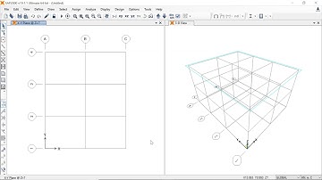 SAP2000 - Ví dụ tạo hệ lưới tọa độ