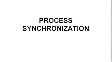 Process Synchronization   Introduction
