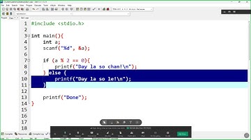 [C Bài 4.3] Cấu trúc if–else