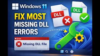 Fix Most Missing DLL Errors on Windows 11 | GearUpWindows Tutorial