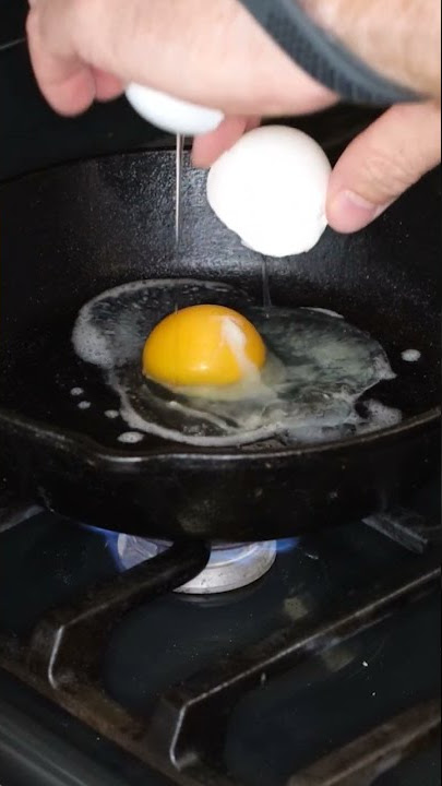 Making A Fried Egg In A Dash Mini Griddle 