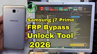 Samsung j7 Prime FRP Bypass Unlock Tool 2026