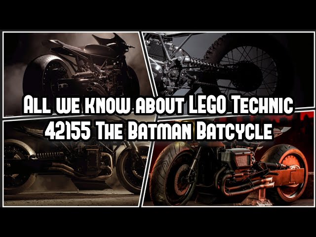 LEGO Technic 42155 The Batman - Batcycle detailed building review 