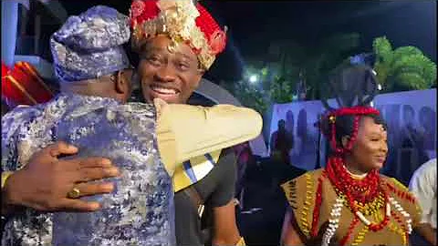 ARRIVAL OF LATEEF ADEDIMEJI & MOBIMPE AT JAGUN JAGUN MOVIE PREMIERE BY FEMI ADEBAYO SALAMI