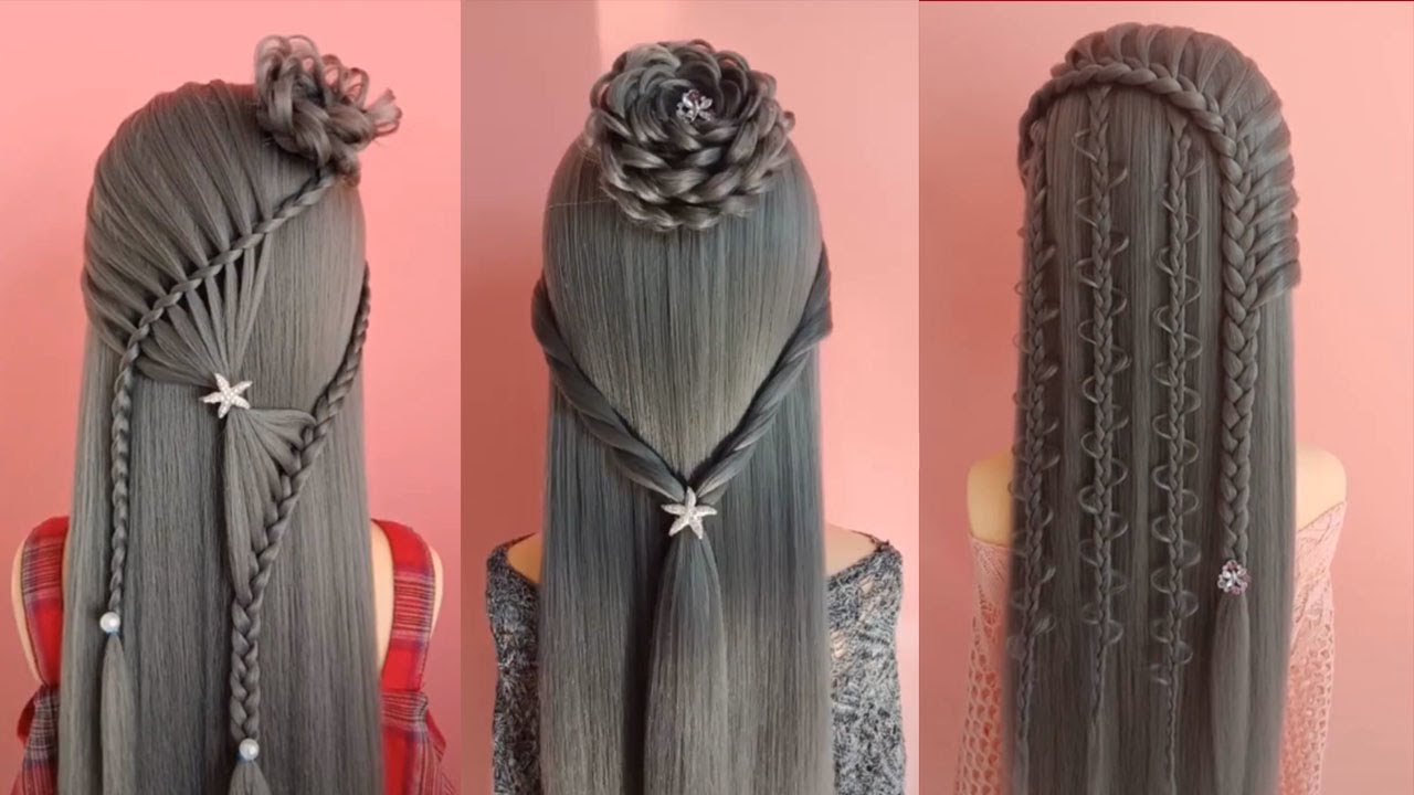 Hair Style Girl Jeans Top 2021 Open Hairstyle With Gown New