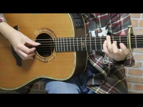 アザミ嬢のララバイ（中島 みゆき）のギターソロ、初級から中級向け楽譜の演奏動画