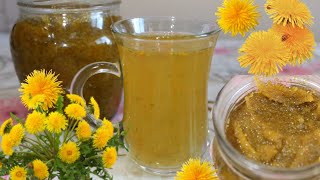 Мёд из Одуванчиков. Целебный! Как Сделать Без Варки!🍯Arisiz Çiçək balı☀️Healing Dandelion Honey