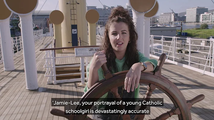 Derry Girl Jamie-Lee ODonnell takes a cheeky glimp...