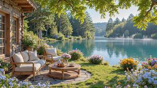 Refreshing Piano for Summer Vibes 🌿 Rustic Lakeside Cabin & Soft Morning Piano for a Chill Mood screenshot 4