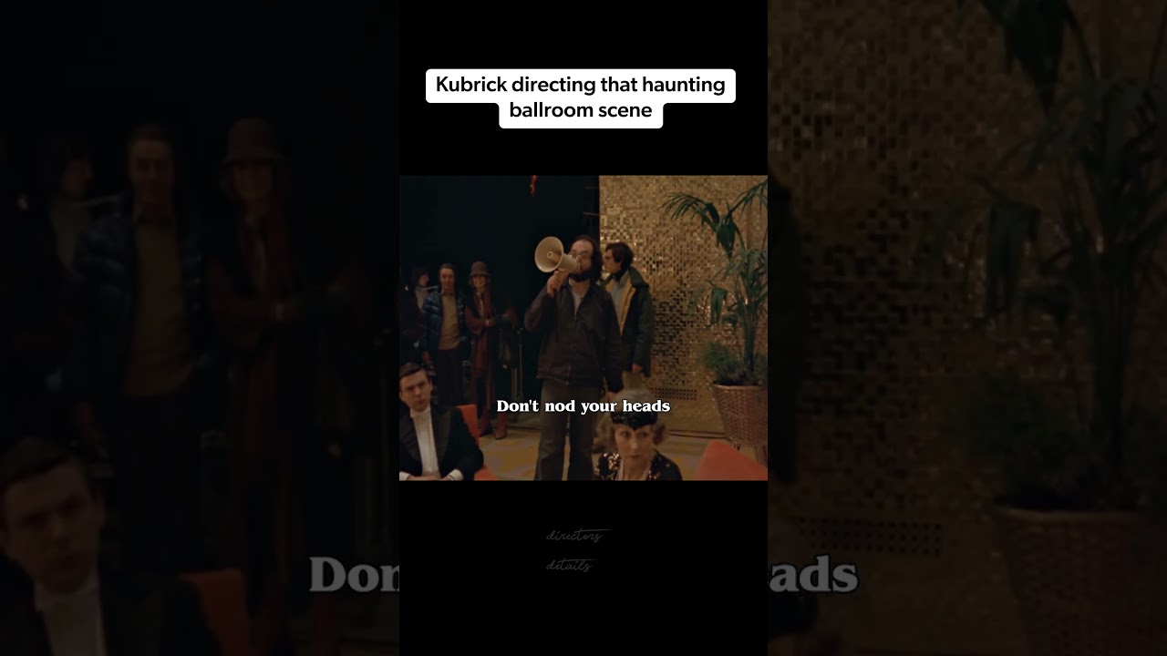 Kubrick directing The Shining ballroom scene