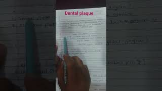 Dental plaque#dentistry #bds #dentalnotes