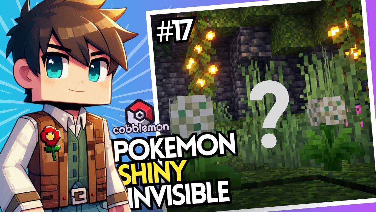 Pokemon Character Invisible ¡Pokémon SHINY invisible! | Cobblemon #17 - YouTube