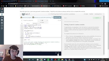 2.1 Plotting Geometric Random Variables