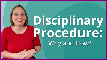 Disciplinary Procedures: Why and How (ACAS code of practice on disciplinary and grievance procedure)