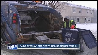 Move Over" Law expands to cover garbage trucks