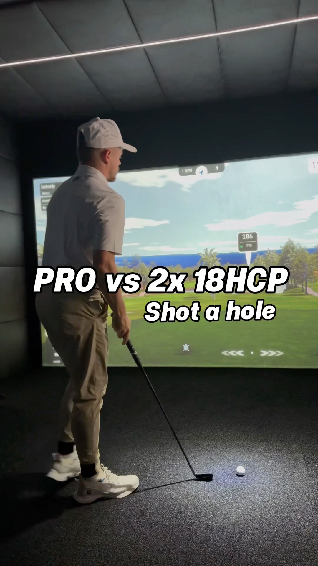 Can a PRO beat 2 x 18 Handicappers? ? #golf
