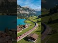 Breathtaking Swiss Train Journey Along the Lake | 4K Scenic Railway Short #travel #natureshorts