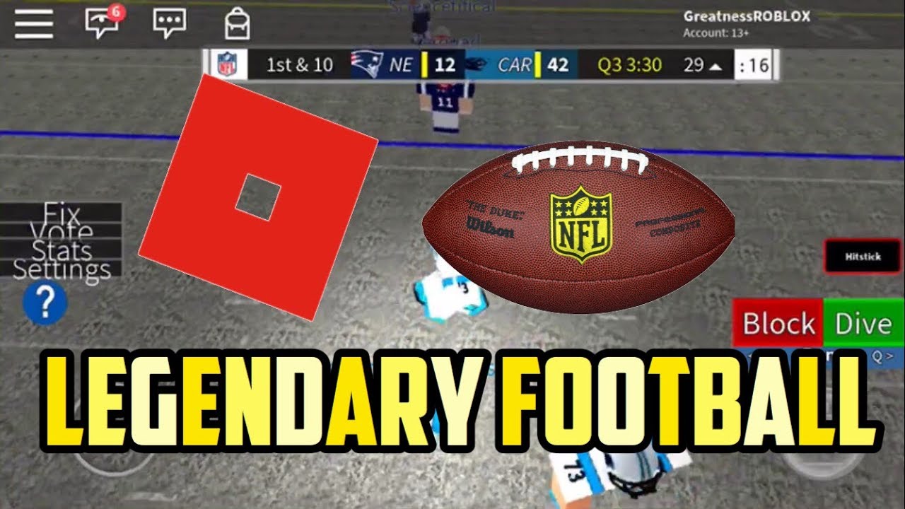 roblox legendary football gameplay