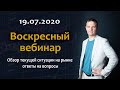 Обзор текущей ситуации на рынке ценных бумаг. Воскресный вебинар с Виктором Тарасовым.