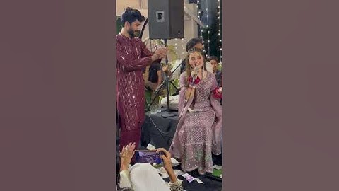 rabeeca singing ❤️#rabeecaandhussain #rabeecakhan #wedding