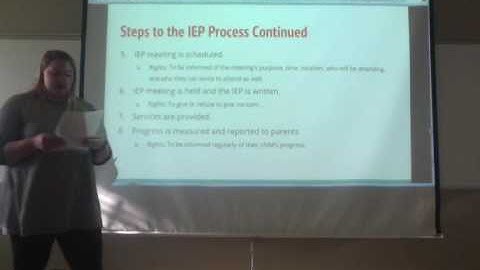 SED 631 IEP Informational Video