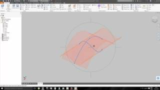184 Autodesk Inventor 3D Sketch Arc and Intersection Curve
