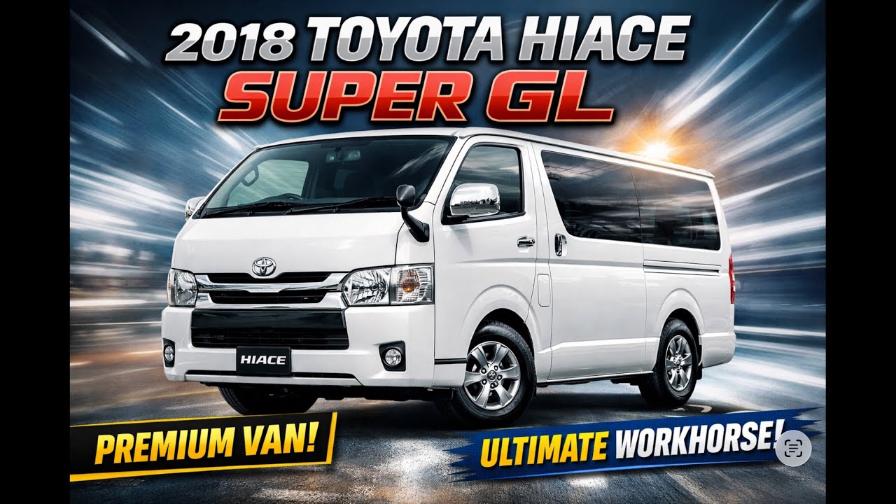 2018 Toyota Hiace Super GL Diesel For Sale