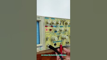 Calibration of Analog oscilloscope. #engineering #electronics #shorts #viral #video #trending #tech