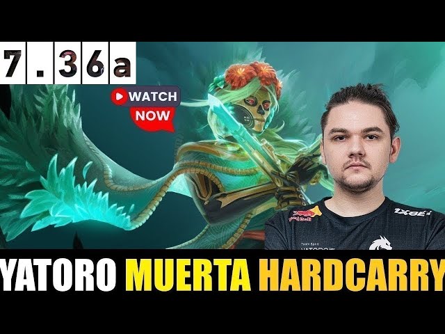 🤯YATORO [MUERTA] HC 7.36A - DOTA 2 HIGHEST MMR MATCH#dota2    #dota2gameplay  #yatoro class=