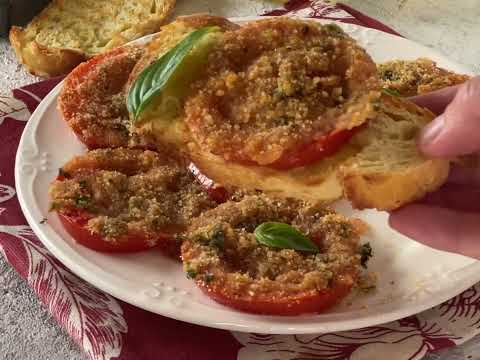 pomodori gratinati al forno