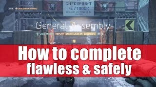 General Assembly Legendary SOLO | HOW TO COMPLETE ALWAYS ( Flawless & Safely ) Tactician Build