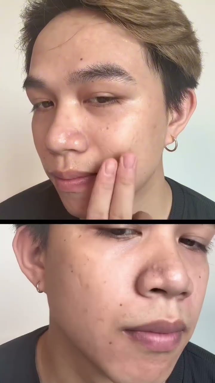 The only skincare step he actually does
