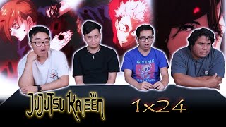 First Time Watching Jujutsu Kaisen Episode 1x24 | Reaction