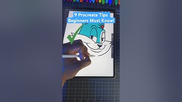 9 Procreate Tips YOU Must Know!  🤯 | Beginners #art #digitalart  #shorts
