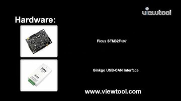 ViewTool Ficus STM32F407 CANOpen Slave Video Tutorial