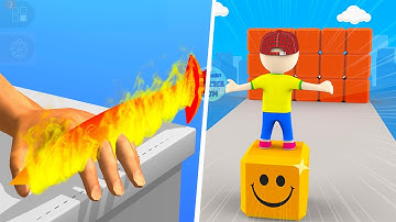 Asmr Slicing VS Cube Surfer! Game in New Max Levels Game Mobile Update All Trailers iOS, Android