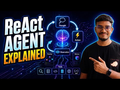 ReAct Agent Explained Simply | Generative AI | AI Agents