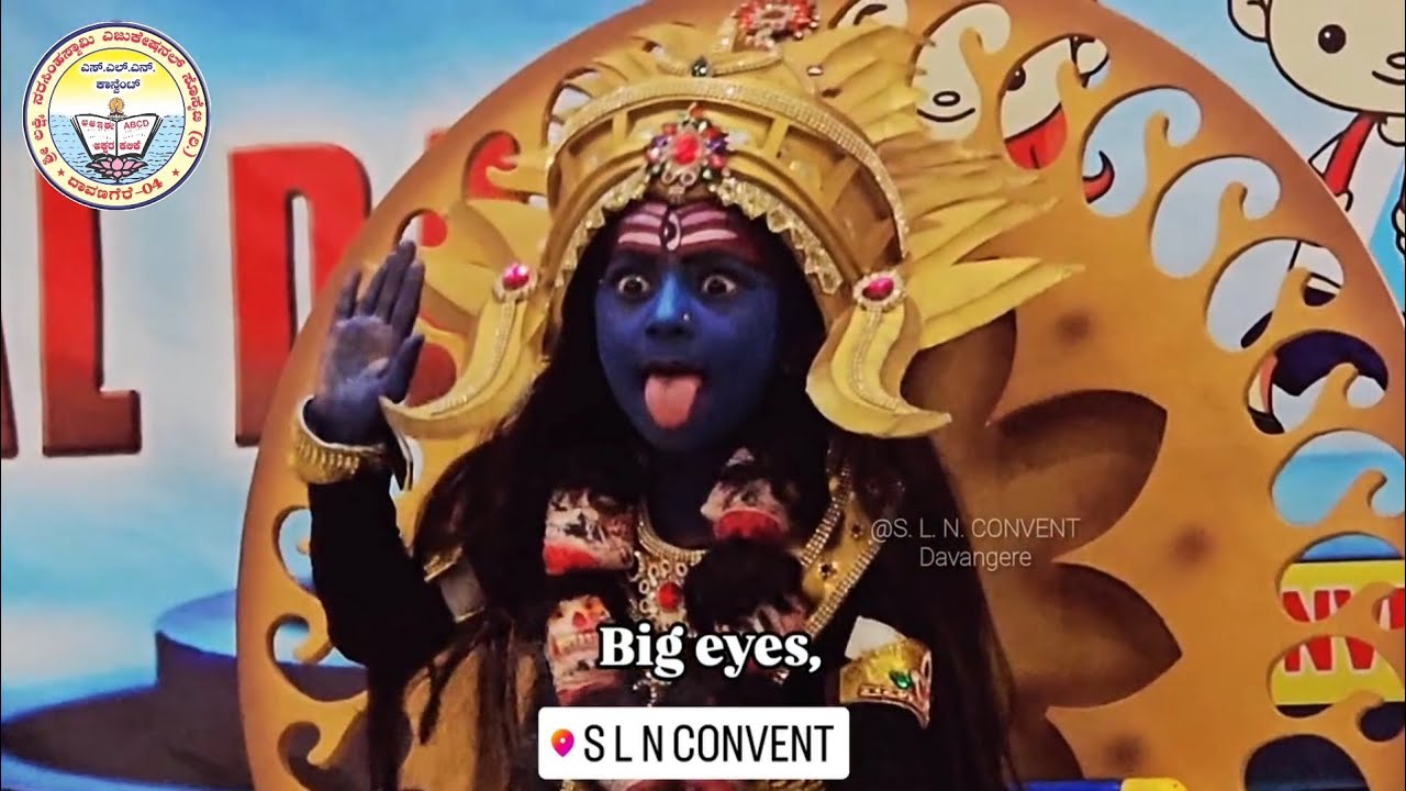 5-Year-Old Pratiksha as Goddess Kali | Annual Day Fancy Dress Competition🏆