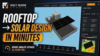 Volt Guide Studio — Rooftop Solar Design Tool | Early Demo