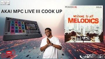 Akai MPC LIVE 3 -  Making a Track with the  New WELCOME TO ATL MELODICS PACK