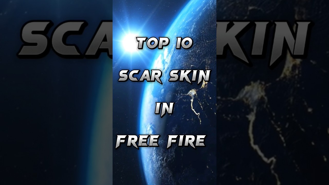 TOP 10 scar gun skin in free fire 2023