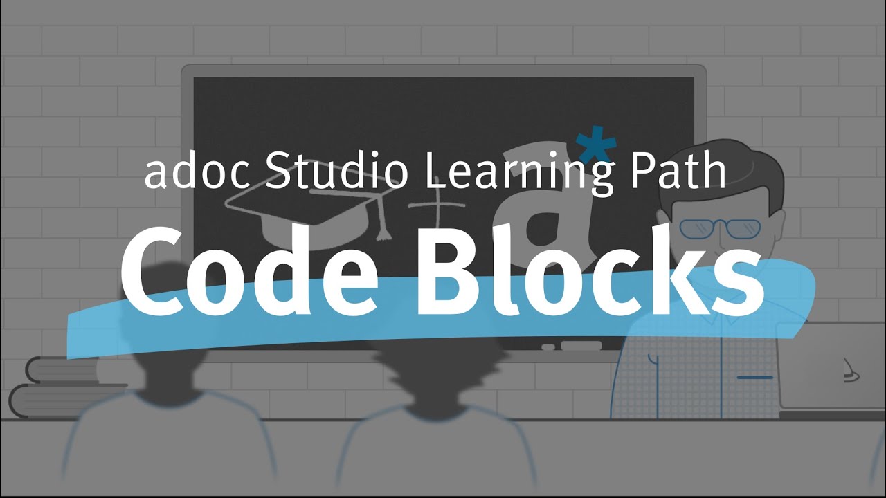 Code Blocks in AsciiDoc - adoc Studio explained (English) - YouTube