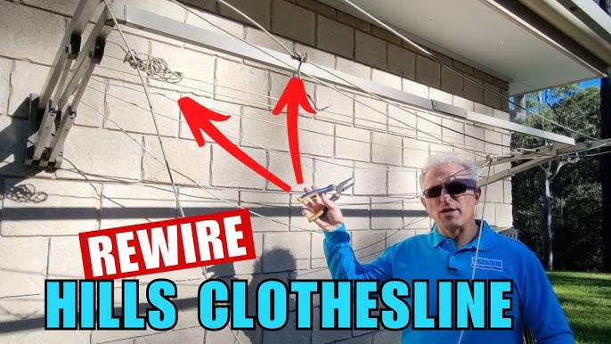 How to restring a clothesline cord 