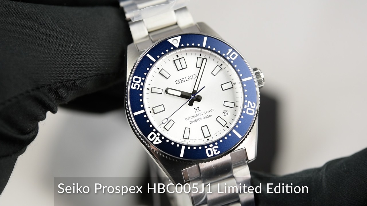 Seiko Prospex HBC005J1 Limited Edition - YouTube