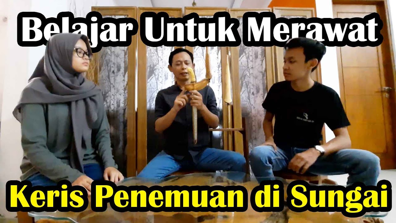 Perawatan Keris Pusaka Terpendam di Sungai | Keris Carang Soka Tangguh Singosari