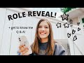 ROLE REVEAL + get to know me q&a! || Disney College Program '22