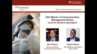 USC MCM: Student Spotlight with MCM Current Student Ernest Owens