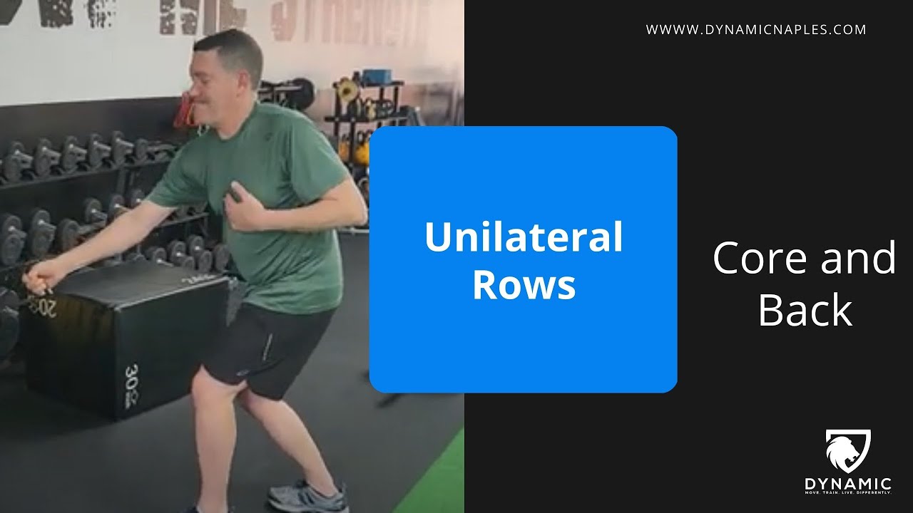STRENGTH: Unilateral Rows - YouTube